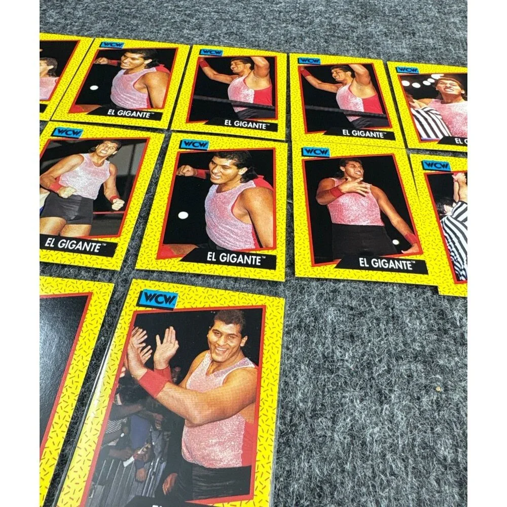WCW El Gigante Wrestling Trading Card Set 1991